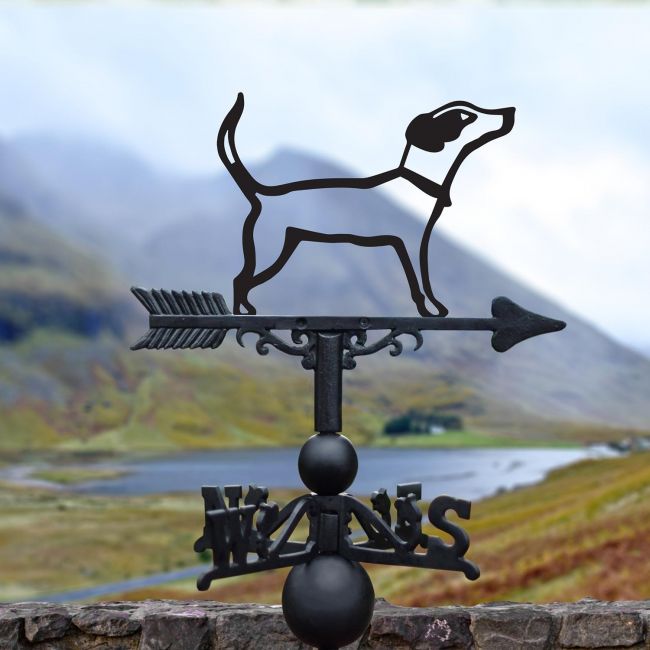 Jack Russel Weathervane Mounted in the country Side Jack Russel Weathervane Mounted in the country Side
