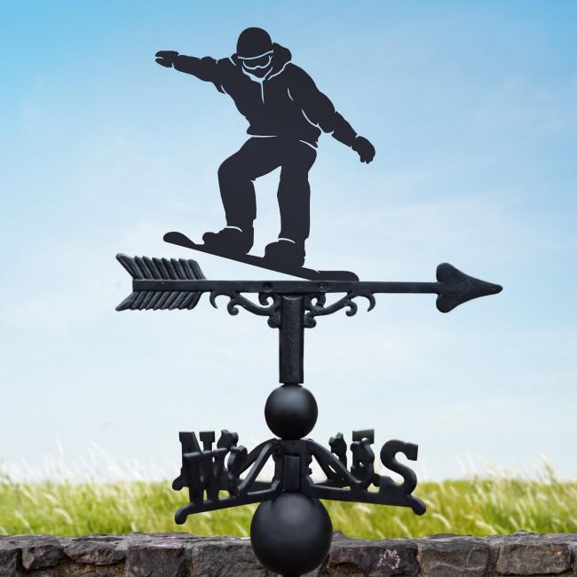 Snowboarder Weathervane Snowboarder Weathervane