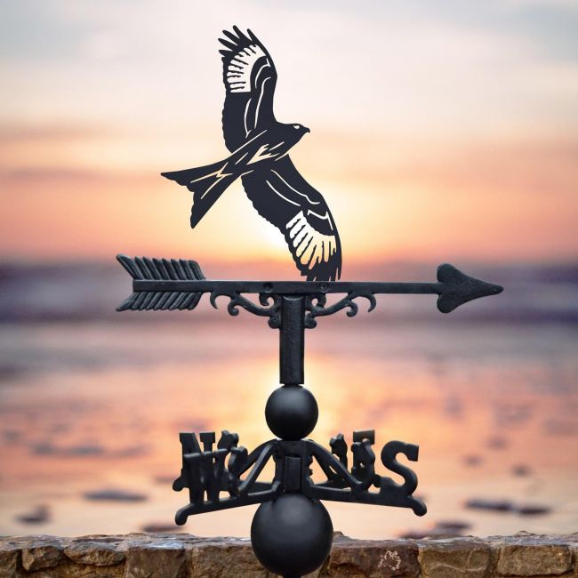 Red Kite Weathervane with Sunset Red Kite Weathervane with Sunset