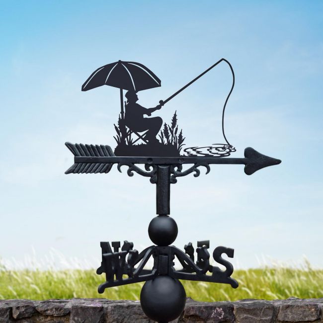 Sitting & Fishing Weathervane Sitting & Fishing Weathervane