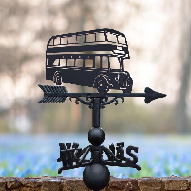 Black Old Birmingham Bus Weathervane Black Old Birmingham Bus Weathervane
