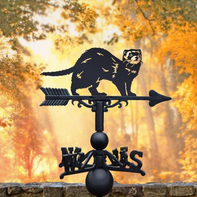 Ferret Weathervane in Full Ferret Weathervane in Full