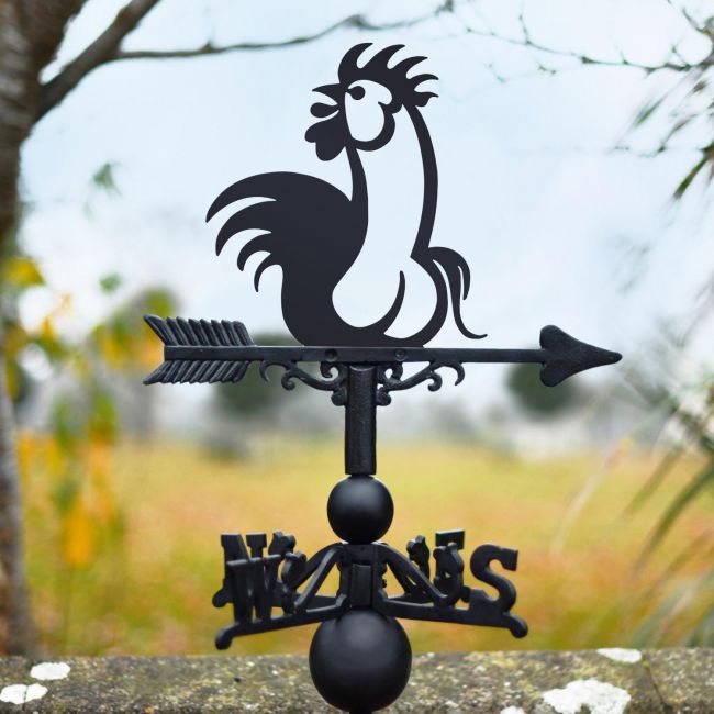 Cock"rel Steel and Cast Iron Weathervane Cock"rel Steel and Cast Iron Weathervane