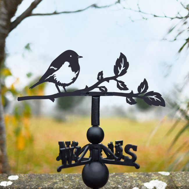 Robin Steel and Cast Iron Weathervane Robin Steel and Cast Iron Weathervane