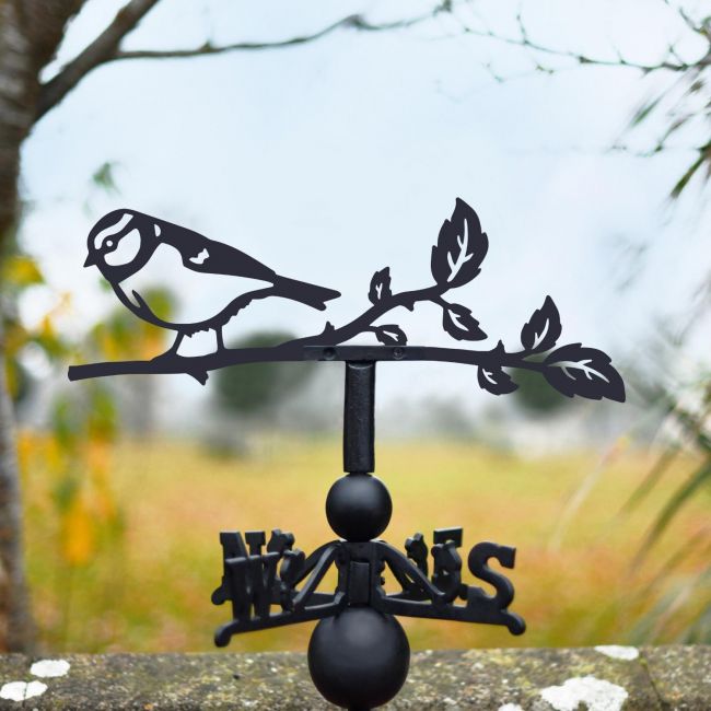Blue Tit Steel and Cast Iron Weathervane Blue Tit Steel and Cast Iron Weathervane
