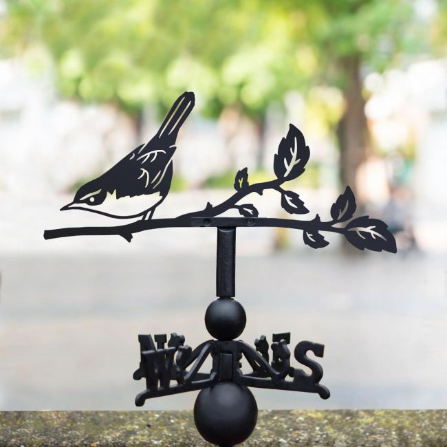 Cetti"s Warbler Steel and Cast Iron Weathervane Cetti"s Warbler Steel and Cast Iron Weathervane