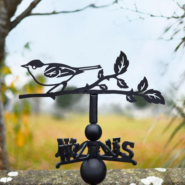 Black Cap Steel and Cast Iron Weathervane Black Cap Steel and Cast Iron Weathervane