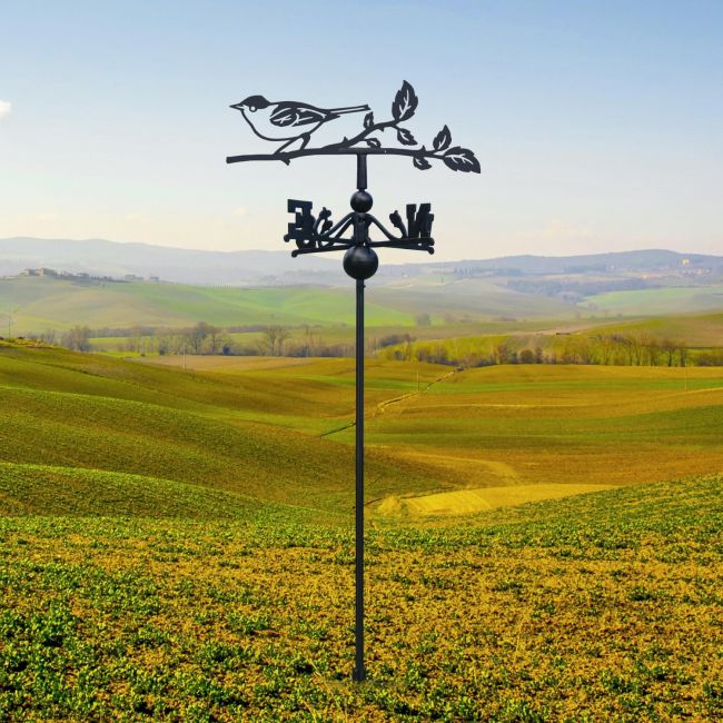 Blackcap Free Standing Weathervane Blackcap Free Standing Weathervane