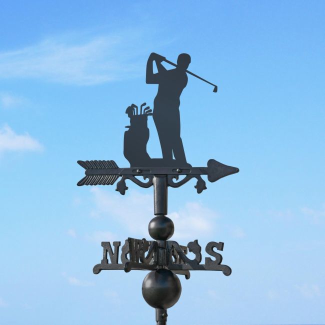 Golf Topper on Mini Weathervane Golf Topper on Mini Weathervane