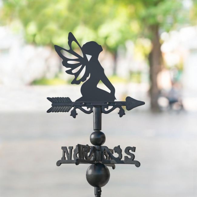 Miniature Sitting Fairy Weathervane Miniature Sitting Fairy Weathervane