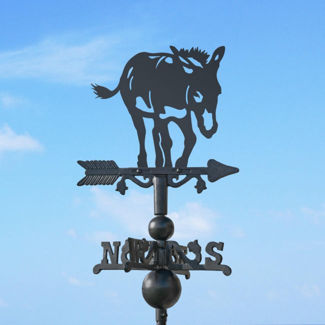 Donkey on Mini Weathervane Donkey on Mini Weathervane