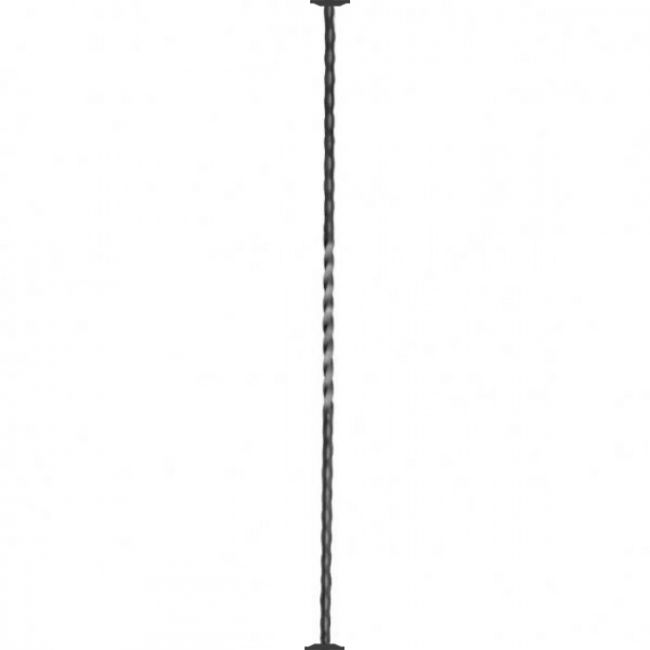 "Lulworth" Hammered Stair Spindle with Single Twist "Lulworth" Hammered Stair Spindle with Single Twist