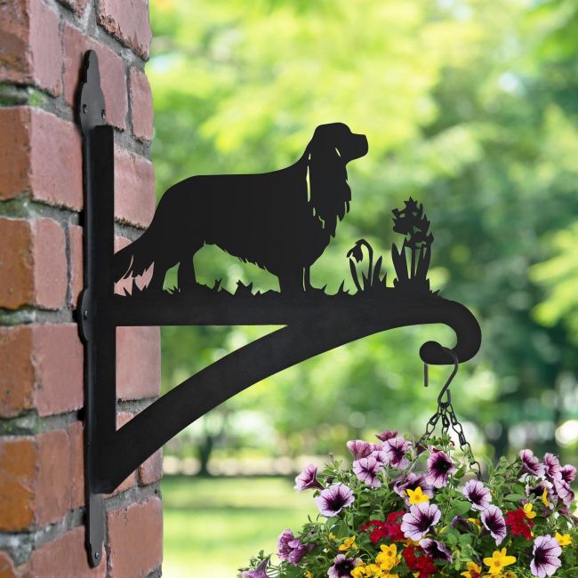 Cavalier Spaniel Hanging Basket Bracket Cavalier Spaniel Hanging Basket Bracket