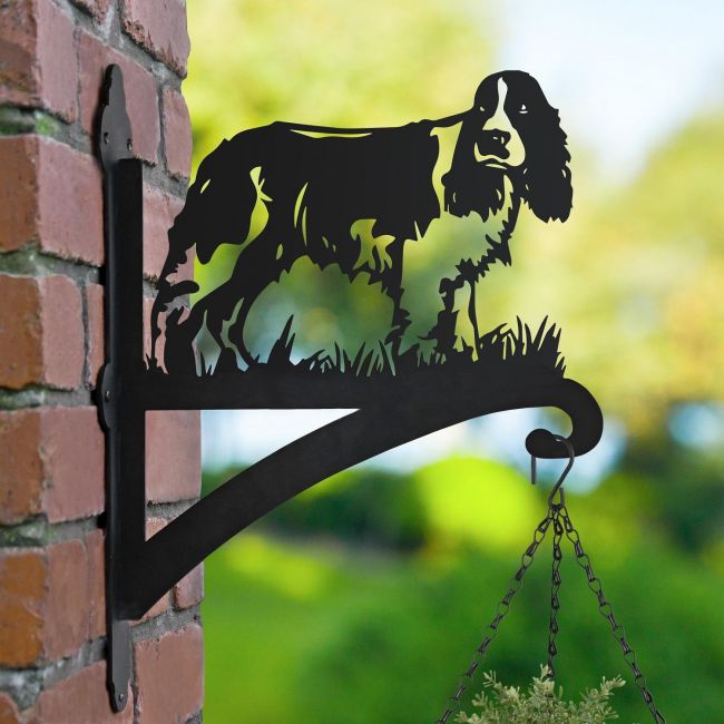 Springer Spaniel Hanging Basket Bracket Springer Spaniel Hanging Basket Bracket