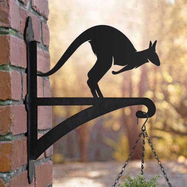 Side View of the Kangaroo Hanging Wall Bracket on Brick Wall Side View of the Kangaroo Hanging Wall Bracket on Brick Wall
