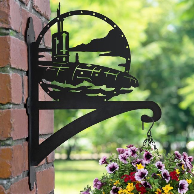 Submarine Hanging Basket Bracket with Basket Submarine Hanging Basket Bracket with Basket