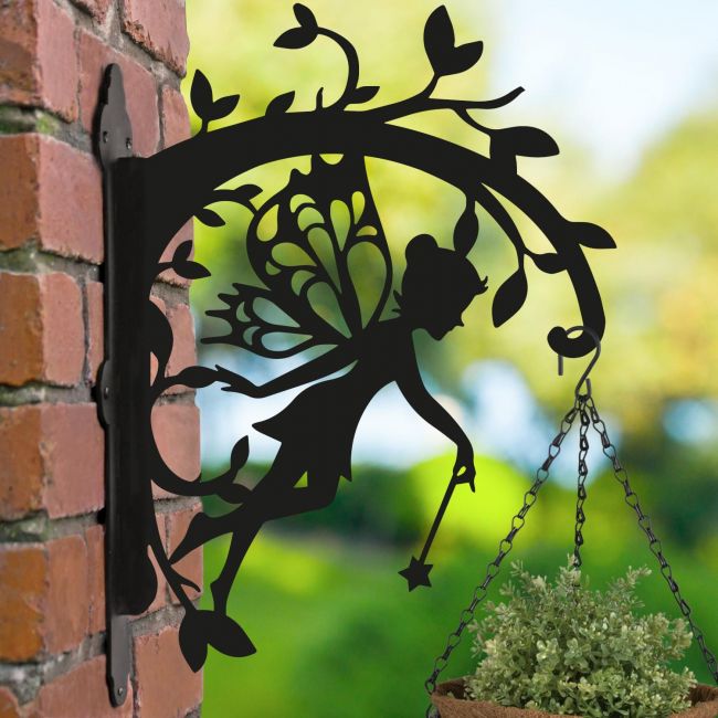 Dangling Fairy Hanging Basket Bracket Dangling Fairy Hanging Basket Bracket