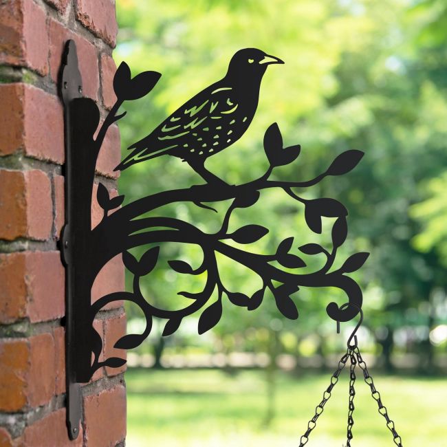 Starling Hanging Basket Bracket with Branches Starling Hanging Basket Bracket with Branches