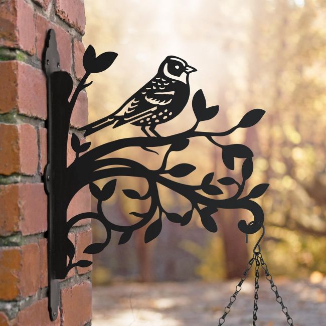 Brambling Iron Hanging Basket Bracket Outside Brambling Iron Hanging Basket Bracket Outside