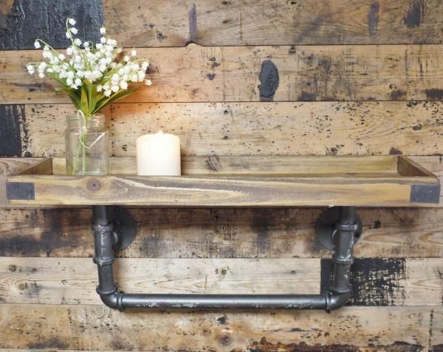 Industrial Water Pipe Shelf