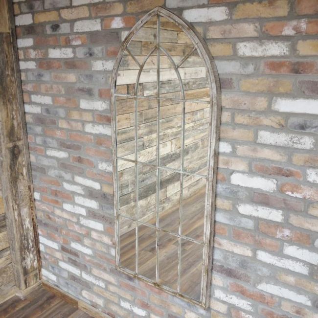 Large Rustic Arched Mirror Large Rustic Arched Mirror