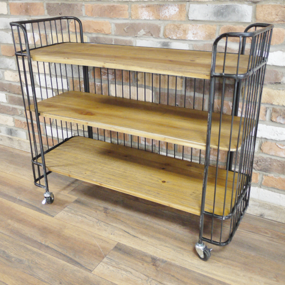 "Holmes" Industrial Trolley Shelving Unit "Holmes" Industrial Trolley Shelving Unit
