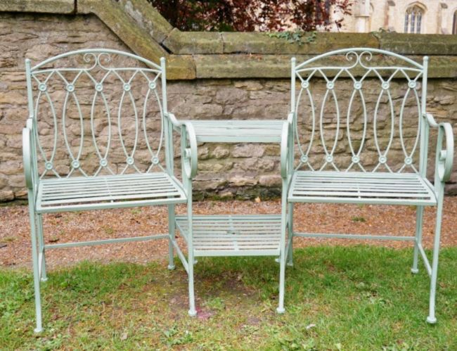 Pastel Green Lover Bench  Pastel Green Lover Bench