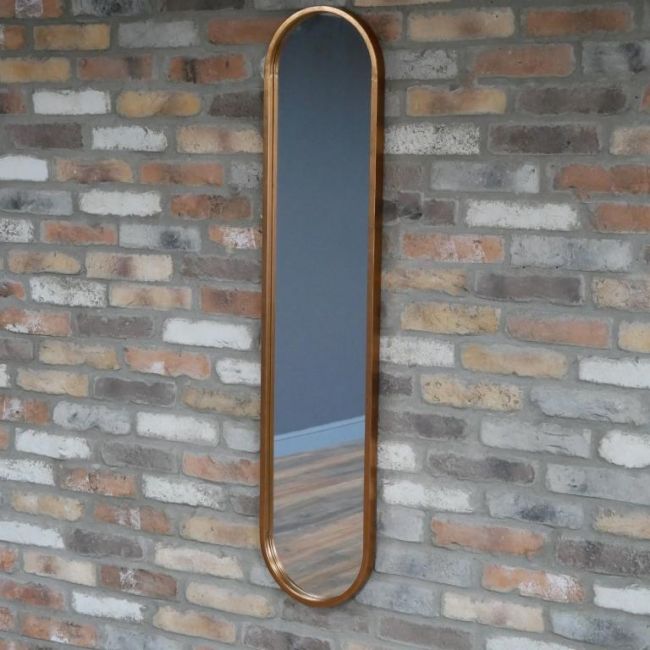 Oval Mirror - Copper Finish Oval Mirror - Copper Finish
