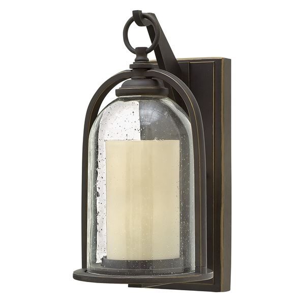 "Maine" Traditional Large Bronze Standard Lantern with Candle Effect "Maine" Traditional Large Bronze Standard Lantern with Candle Effect
