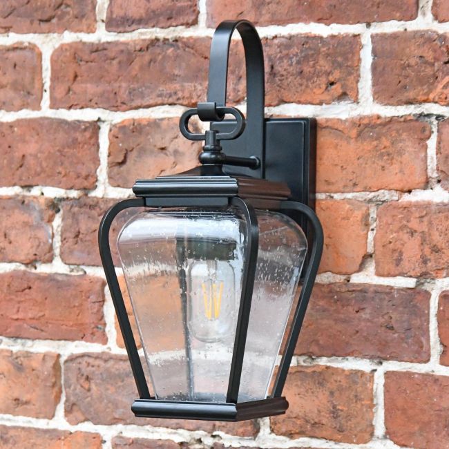"Kirkstead" Traditional Black Wall Lantern  "Kirkstead" Traditional Black Wall Lantern