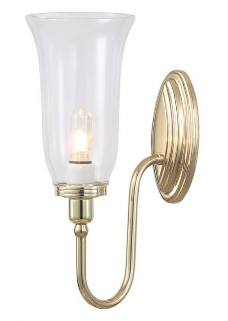 "Dewstow" Polished Brass Wall Light "Dewstow" Polished Brass Wall Light