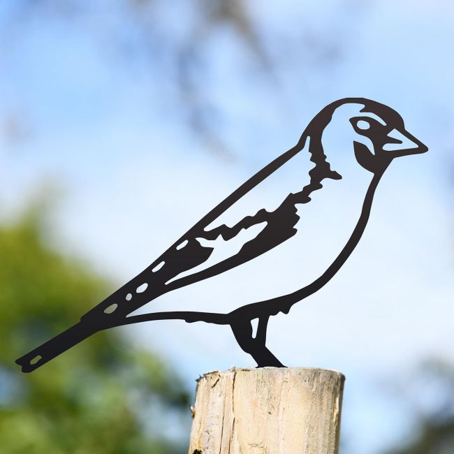 Goldfinch Fence Topper in Use Outdoors in the Garden