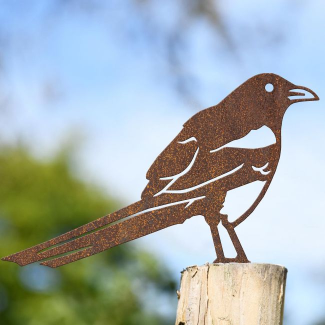 Magpie Fence Topper in Situ Outside Magpie Fence Topper in Situ Outside