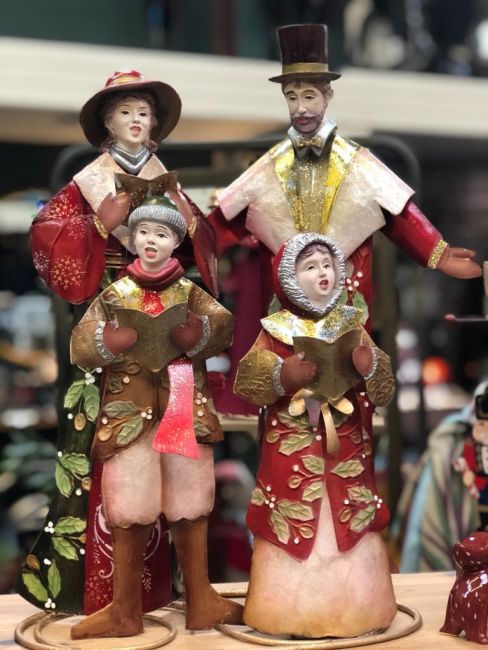 Christmas Carolling Family Christmas Carolling Family