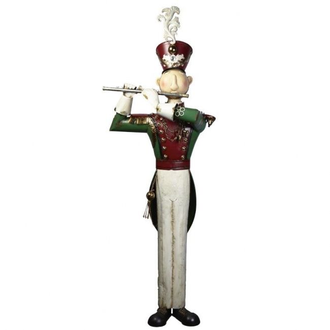 Christmas Metal Solider with Flute Christmas Metal Solider with Flute