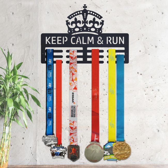 Keep Calm and Run Sports Medal Hangers Keep Calm and Run Sports Medal Hangers