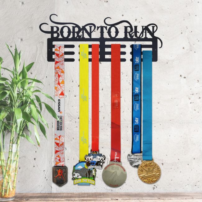Born to Run Sports Medal Hangers Born to Run Sports Medal Hangers