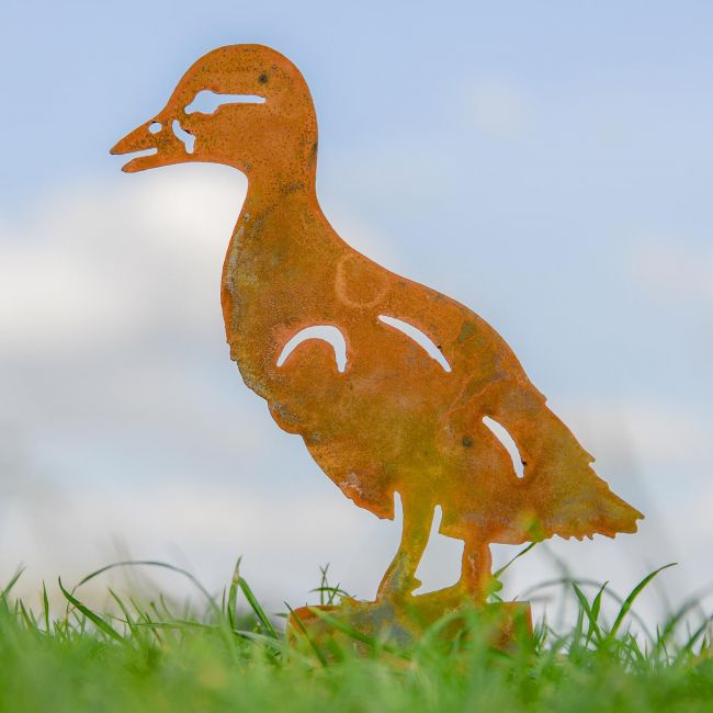 Rustic Standing Duckling Silhouette in Situ Rustic Standing Duckling Silhouette in Situ