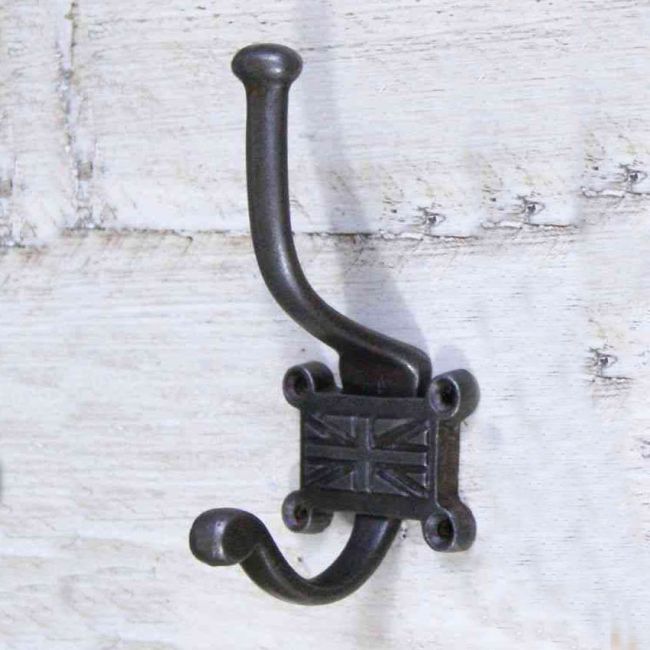 Union Jack Iron Coat Hook Union Jack Iron Coat Hook