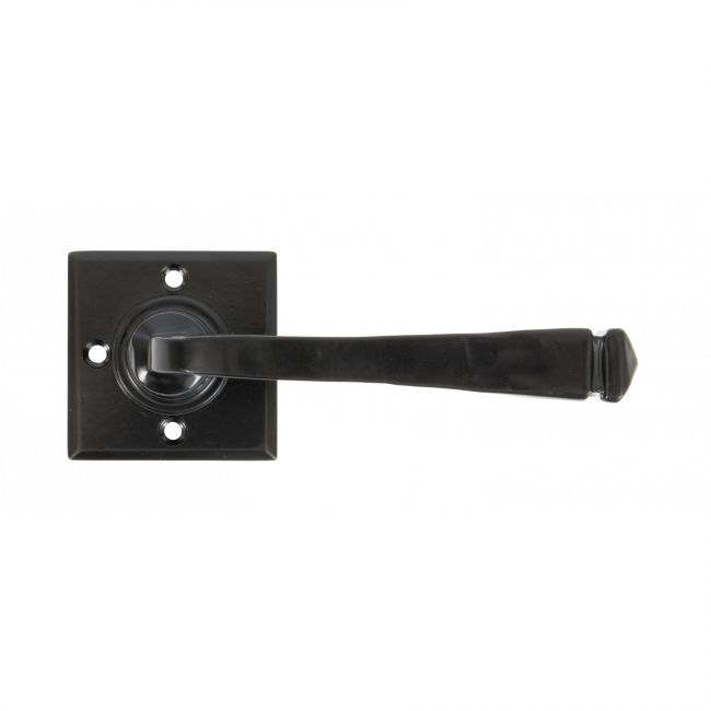 "Arya" Unsprung Black Iron Door Handle Set "Arya" Unsprung Black Iron Door Handle Set