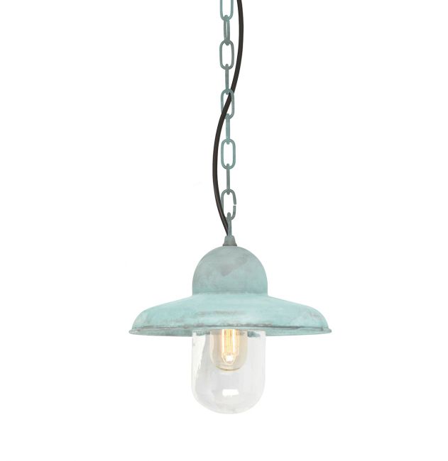 "Orchid" Verdigris Hanging Light "Orchid" Verdigris Hanging Light
