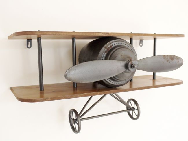"Wilbur" Vintage Aeroplane Shelf "Wilbur" Vintage Aeroplane Shelf