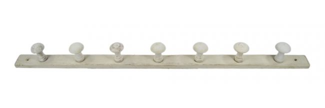 White Wooden Hook Rack White Wooden Hook Rack