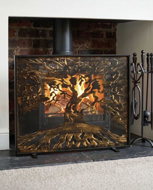 Arbor Tree of Life Fire Screen - Thumbnail Arbor Tree of Life Fire Screen - Thumbnail