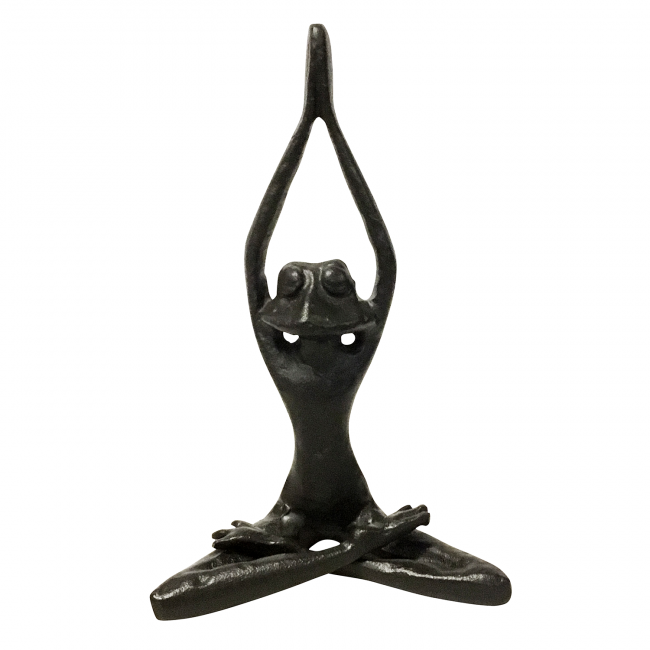 "Yoga" Indoor Ornament in a Black Finish "Yoga" Indoor Ornament in a Black Finish