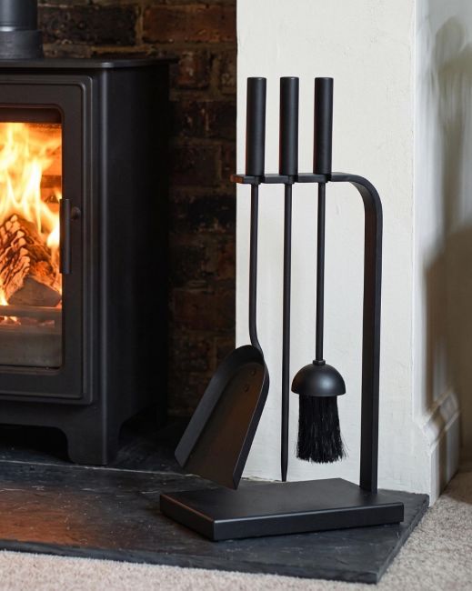 Black Contemporary Companion Set - 45cm