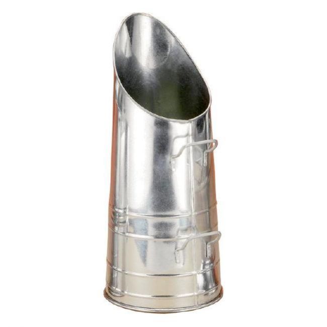 Traditional Coal Hod in a Zinc Finish Traditional Coal Hod in a Zinc Finish