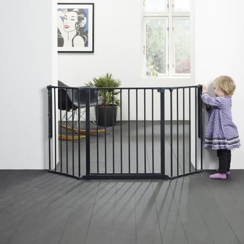 Baby Dan Black Flex/Configure M Child Safety Fire Guard | Black Country ...