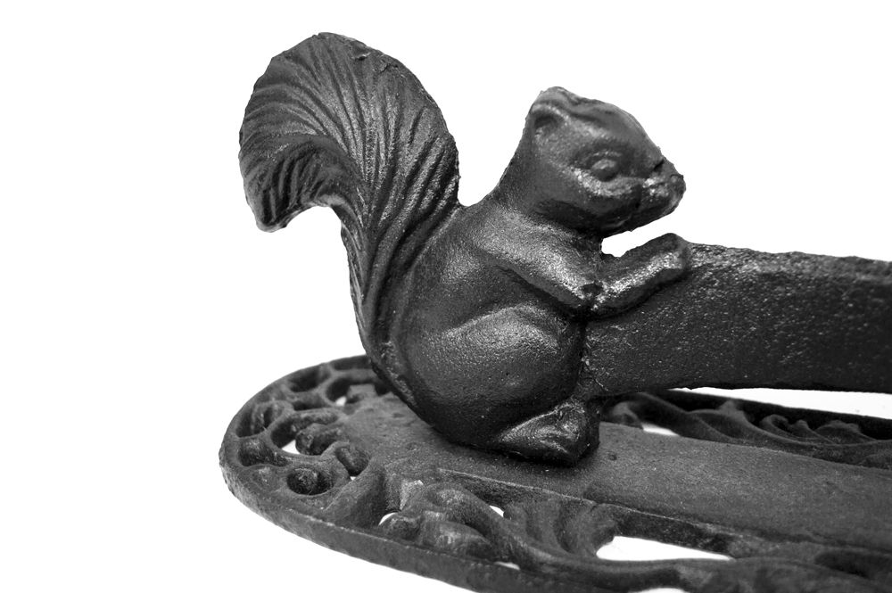 "Arelstone Mere" Black Cast Iron Squirrel Boot Scraper Black Country