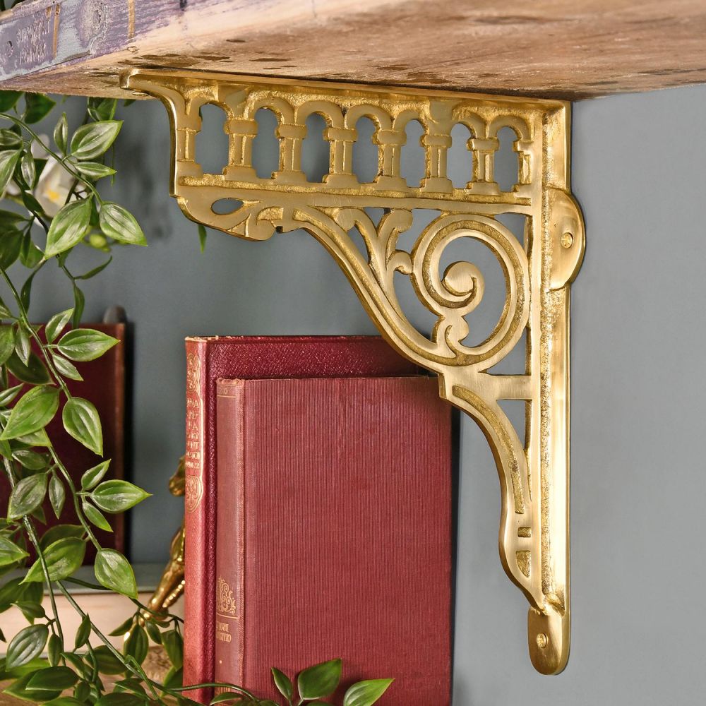 Brass Shelf Brackets Black Country Metalworks